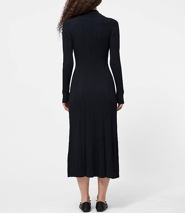 French Connection Crinkle Knit Maxi Dress