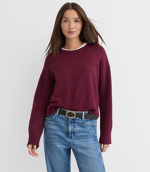 Petite Relaxed Everyday Sweater