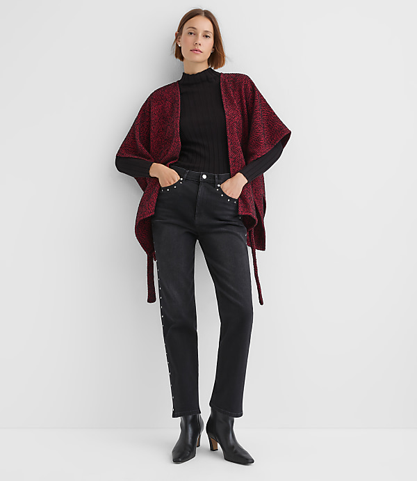 Herringbone Belted Wrap
