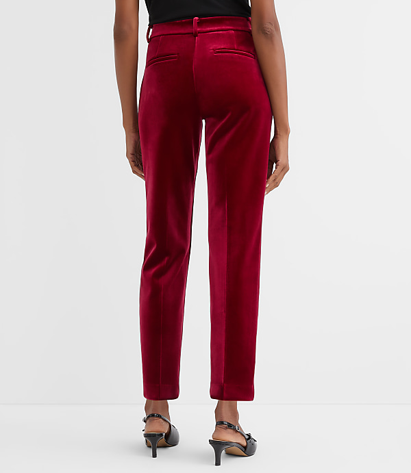 Petite Riviera Slim Pants in Velvet