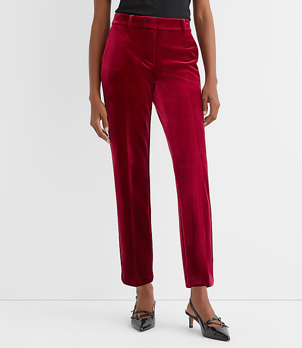 Riviera Slim Pants in Velvet