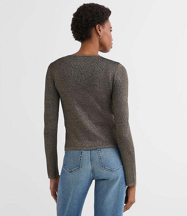 Shimmer Bow Cardigan