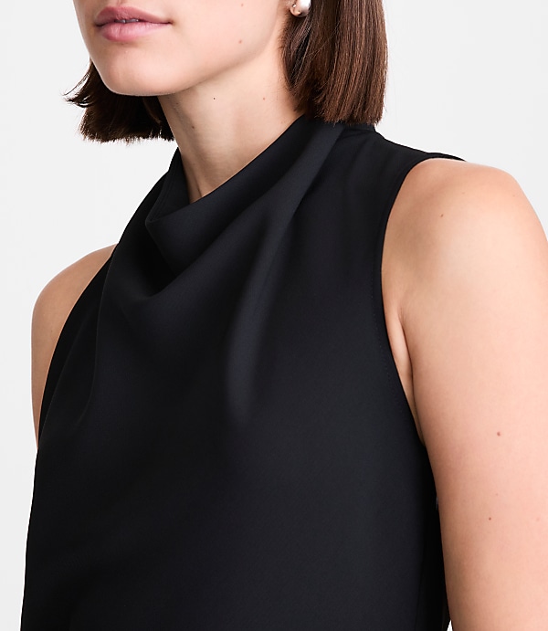 LOFT Versa Crepe Drape Bias Maxi Dress