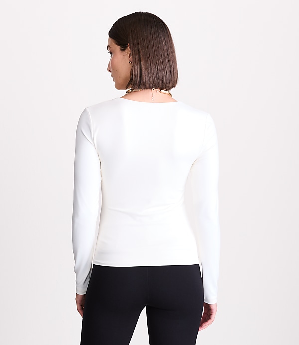 LOFT Versa 360 Knit Square Neck Top