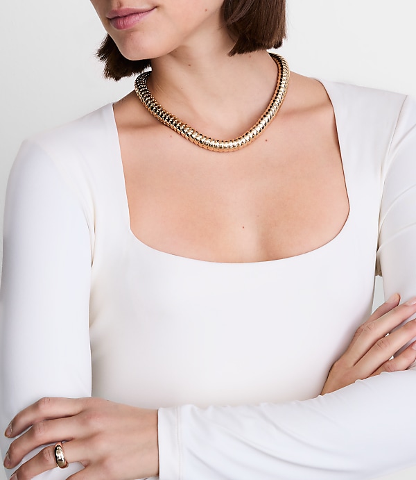 LOFT Versa 360 Knit Square Neck Top