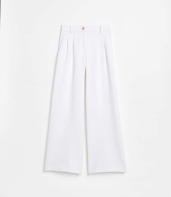 LOFT Versa Crepe Drape Palazzo Pant