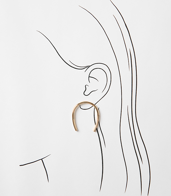 Horseshoe Statement Earrings