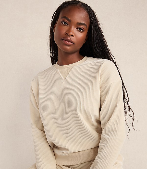 Haven Well Within Corded Velour Crewneck Pullover