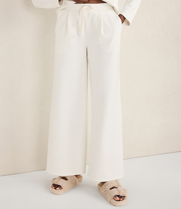 Haven Well Within Soft-Brushed Fleece Wide Leg Pants