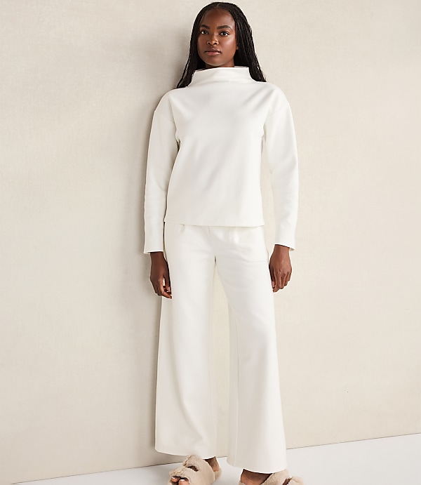 Haven Well Within Soft-Brushed Fleece Wide Leg Pants