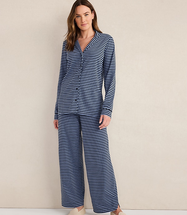 Haven Well Within Organic Cotton Jersey Bold Stripe Sleep Set