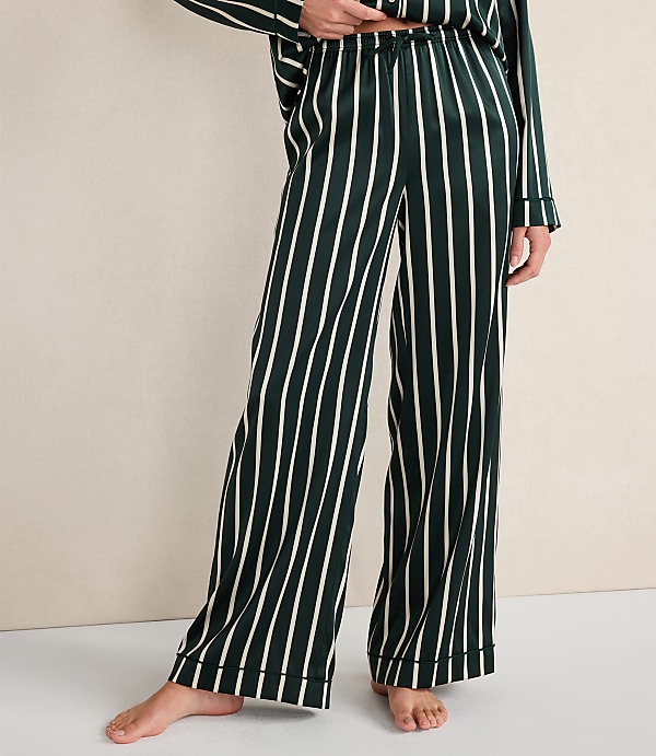 Haven Well Within Washable Silk Pinstripe Pajama Pants