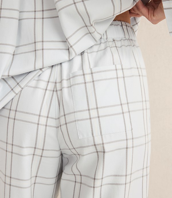 Haven Well Within Lightweight Flannel Windowpane Pajama Pants