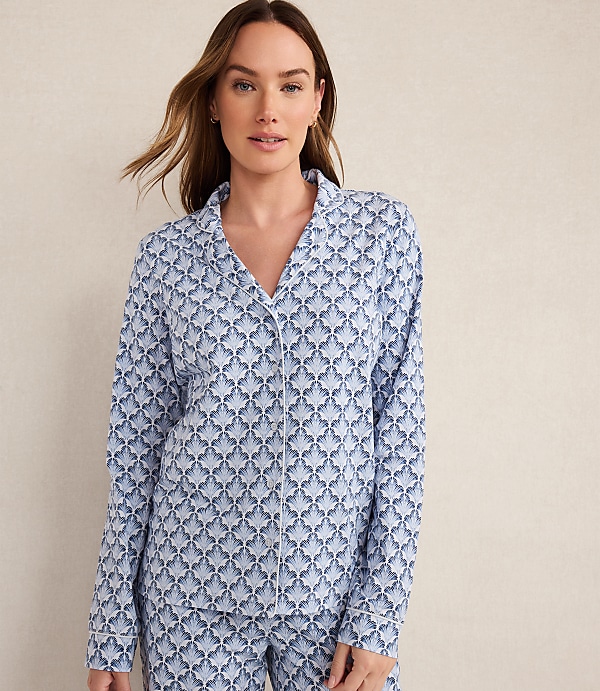 Haven Well Within Organic Cotton Jersey Seashell Sleep Set