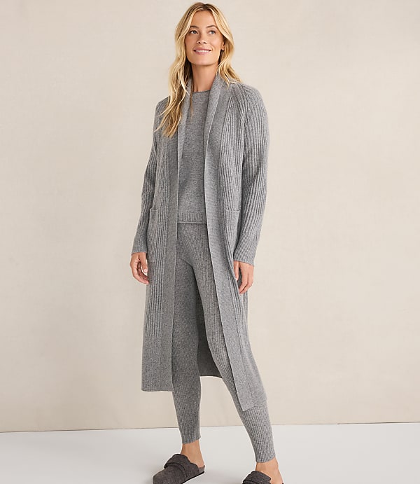Haven Well Within Cashmere Rib Knit Duster