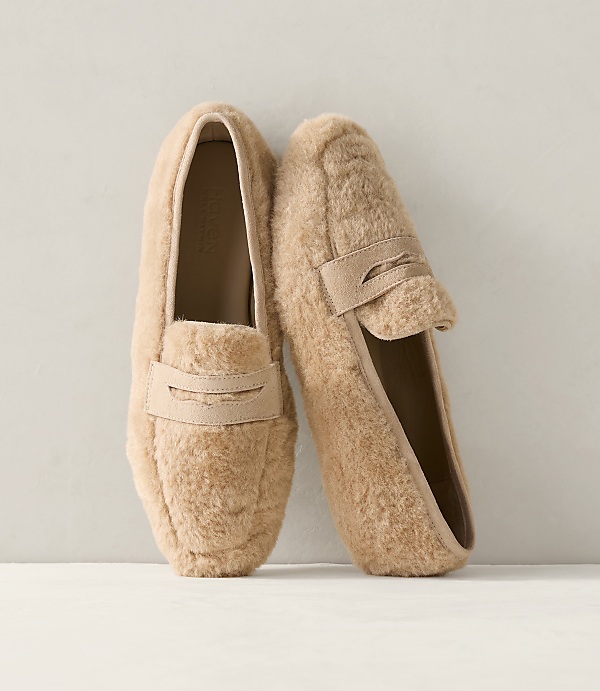 Haven Well Within Sherpa and Leather Moccasins