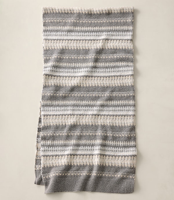 Haven Well Within Organic Cotton Blend Nostalgic Fair Isle Scarf