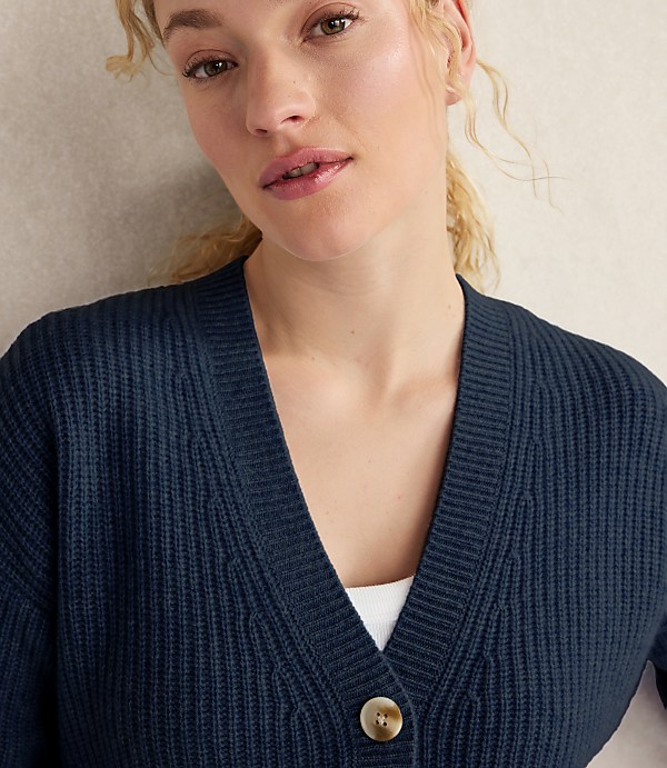 Haven Well Within Cashmere Shaker Stitch Cardigan