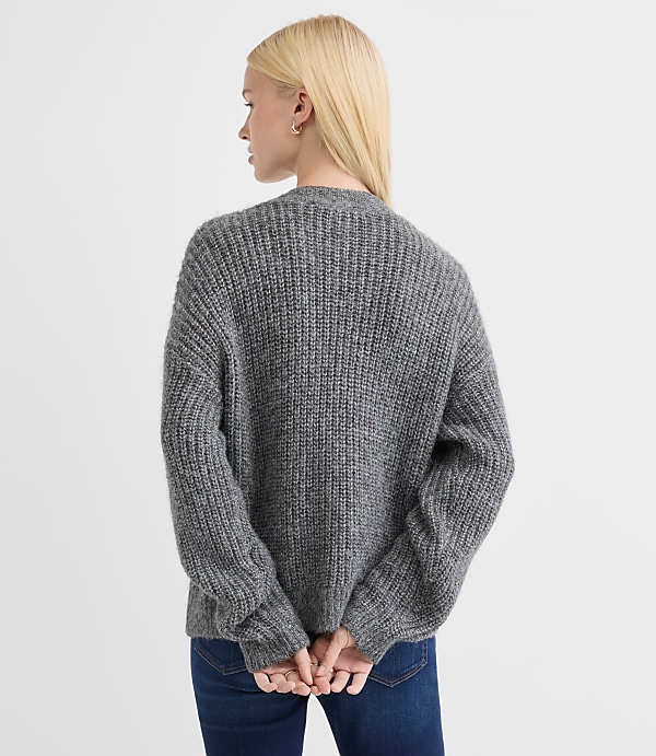 Shimmer Moon & Star Jeweled Button Cardigan