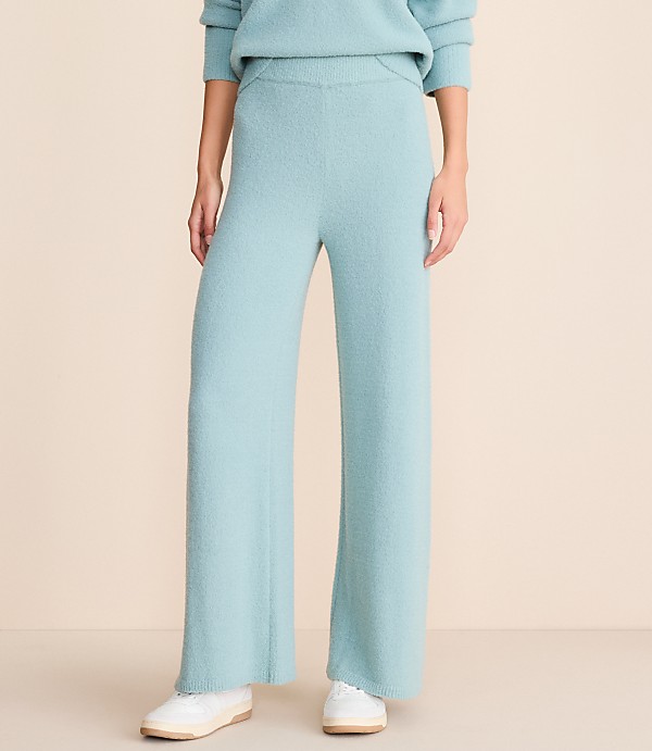 Petite Lou & Grey Fuzzy Wide Leg Sweater Pants
