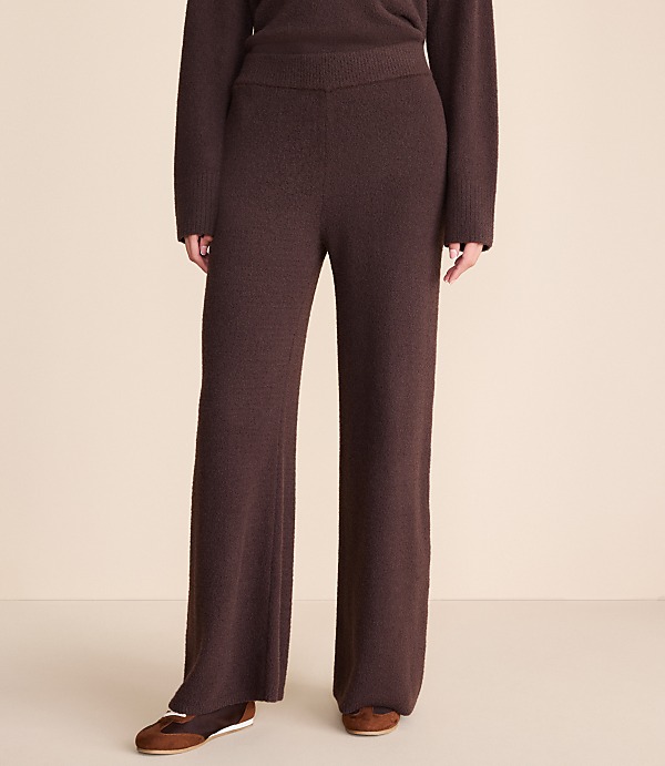 Lou & Grey Fuzzy Wide Leg Sweater Pants