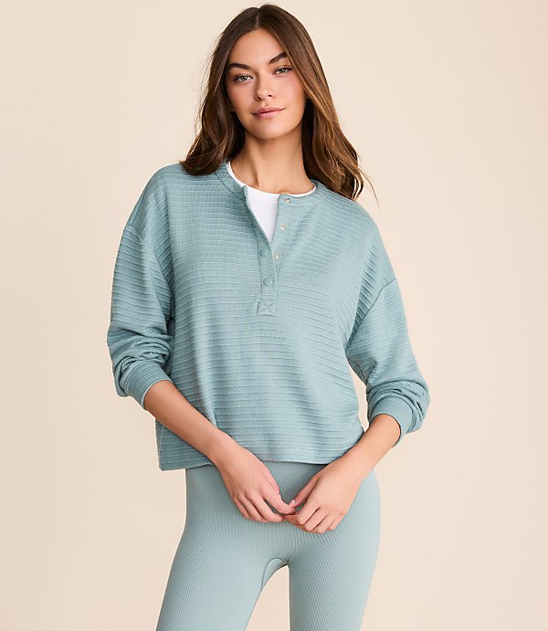 Lou & Grey Ottoman Henley Top