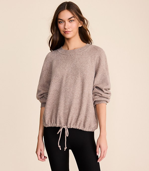 Petite Lou & Grey Cloudstitch Drawstring Sweater