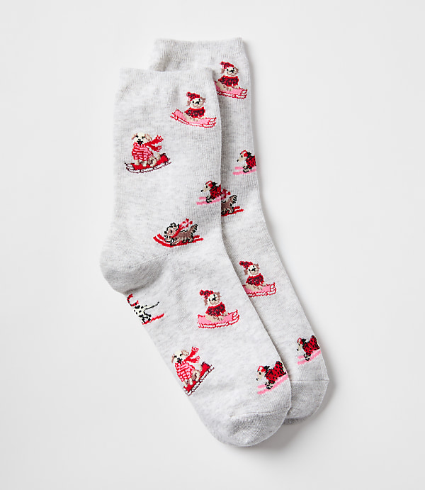 Ski Puppy Crew Socks
