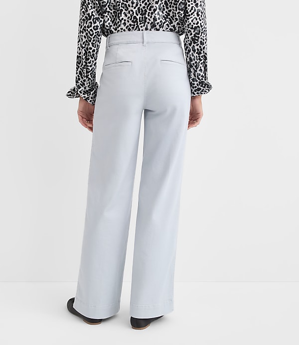 Palmer Wide Leg Pants in Twill