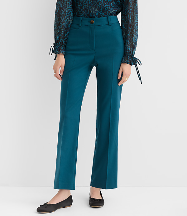 Parker Straight Pants in Brushed Flannel