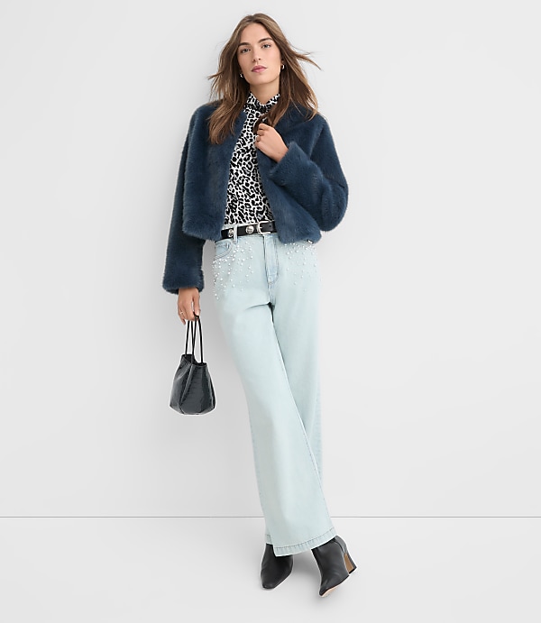 Modern Faux Fur Jacket