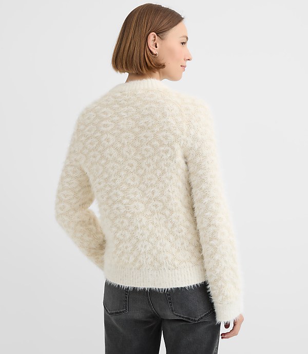 Eyelash Jacquard Sweater