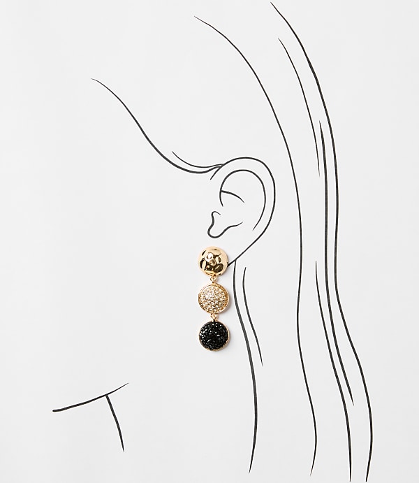 Ombre Triple Drop Earrings