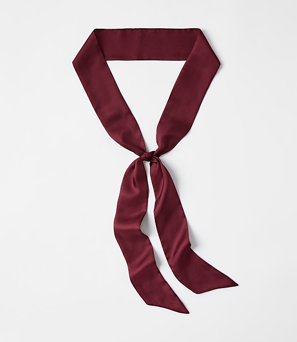 Silk Skinny Scarf