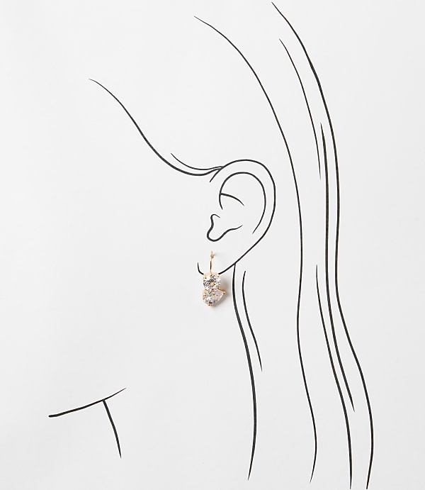 Sparkle Pull Through Earrings