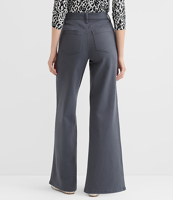 Palmer Wide Leg Pants in Twill
