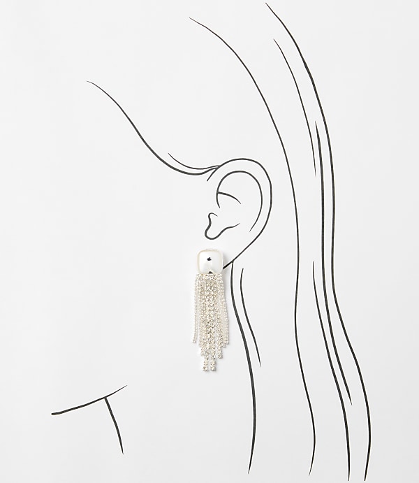 Crystal Waterfall Earrings