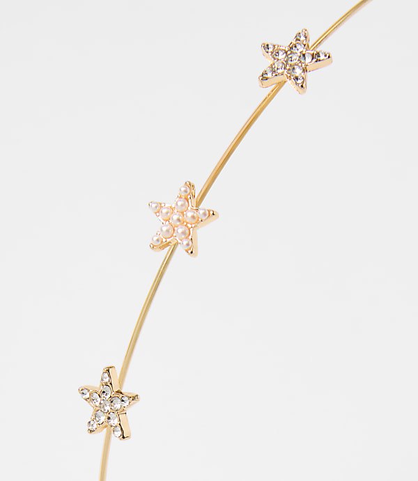 Pearlized Sparkle Star Headband