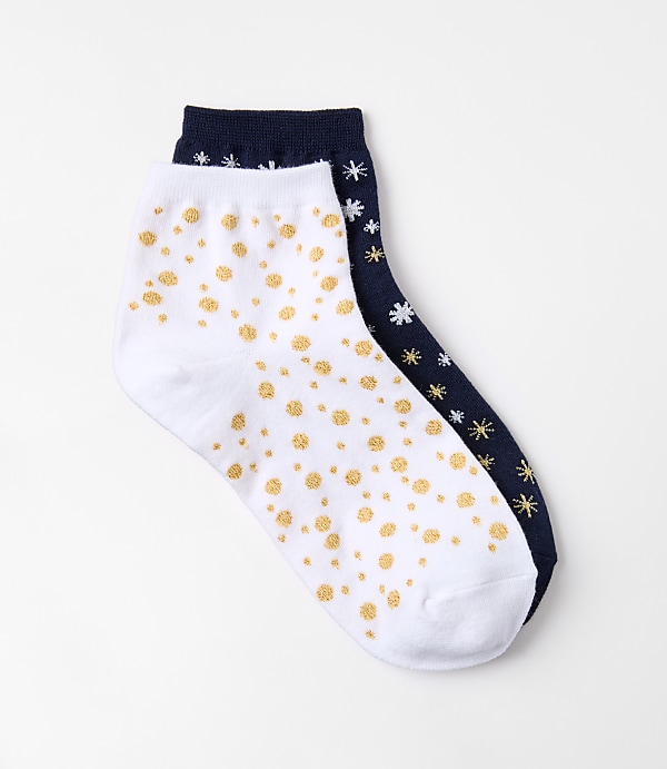 Shimmer Star Ankle Sock Set