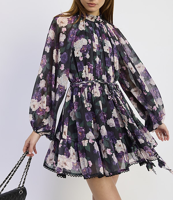 En Saison Jasmine Long Sleeve Mini Dress