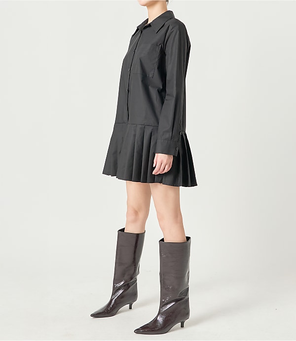 English Factory Colorblocked Shirtdress