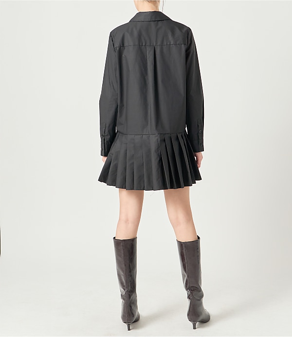 English Factory Colorblocked Shirtdress