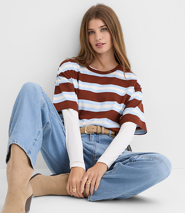 Striped Jersey Modern Tee