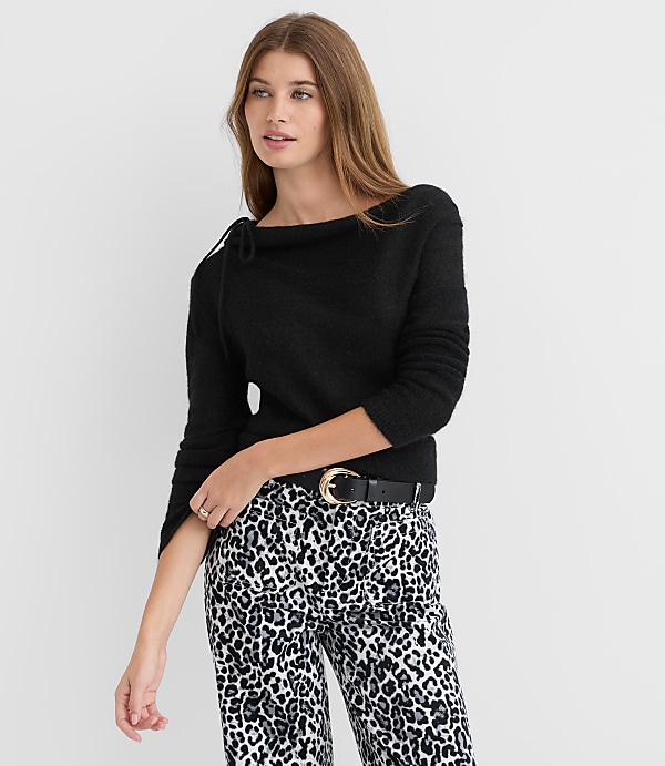 Tie Neck Sweater