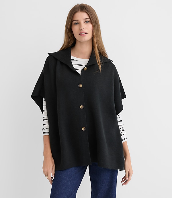 Knit Cape Jacket