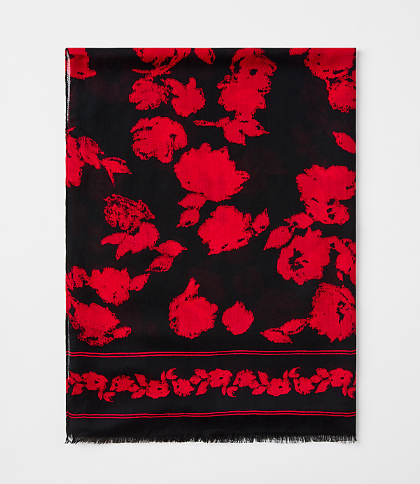 Floral Softened Scarf