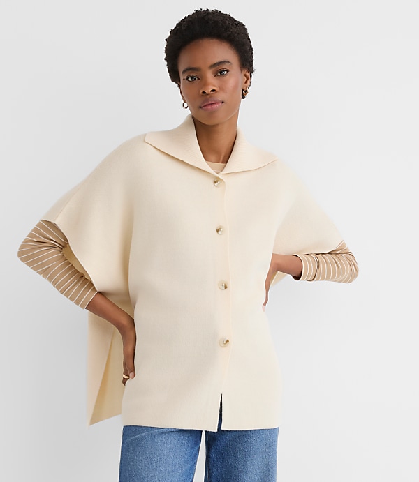 Knit Cape Jacket