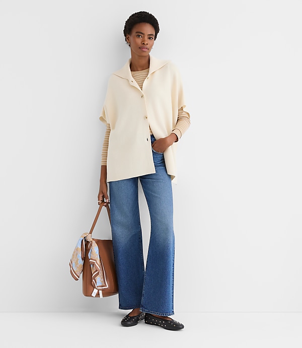 Knit Cape Jacket