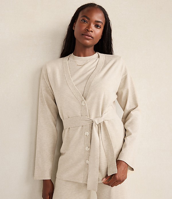 Haven Well Within Relaxed Jersey Cardigan