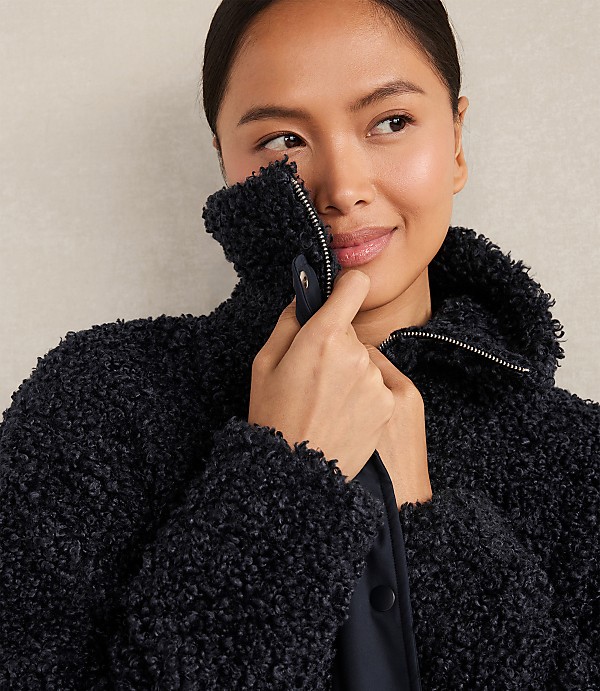 Haven Well Within Long Sherpa Coat